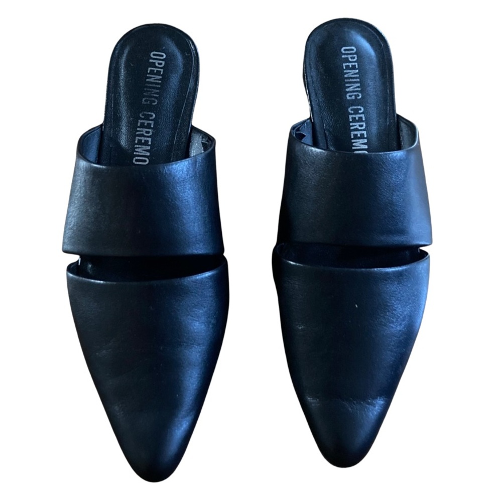 Opening Ceremony Livre Black Mules Size 38 $222